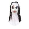 Unisex Halloween Skull Headwear Universal Halloween Latex Mask Screaming Zombie Mask  Costume Party