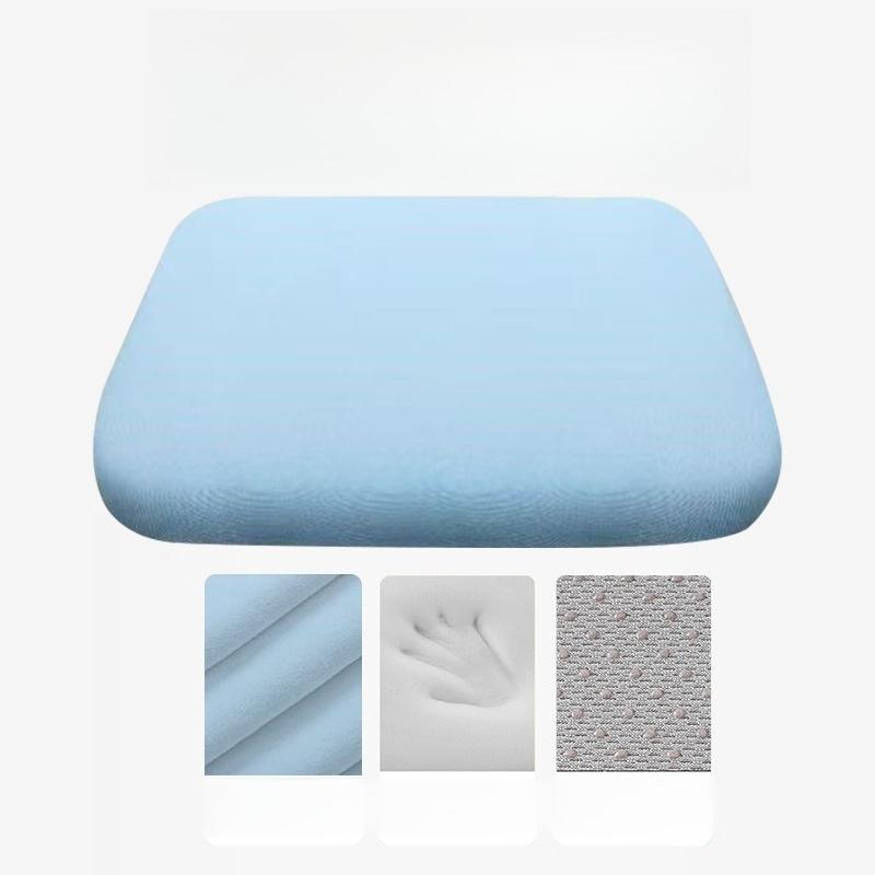 Practical Sponge Office Chair Cushion Resilient Removable Student Seat Cushion Non-slip Breathable Chair Cushion School