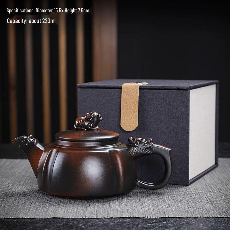 Handmade Purple Clay Gongfu Teapot