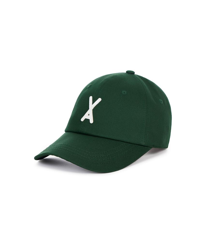 Bajal Va Applique Oversized Ball Cap Deep Green