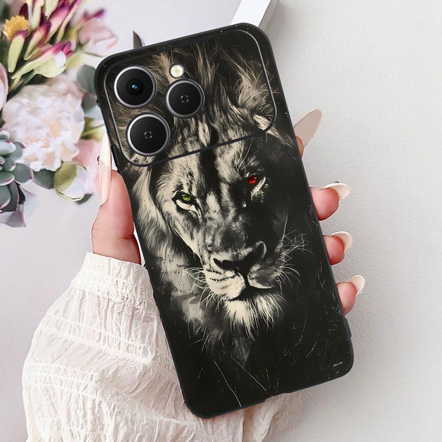 For Tecno Spark 40 Spark40 C Phone Case TPU Shell Luxury  Painted Soft Silicone Coque For Tecno Spark40C Spark 40C Back Cover