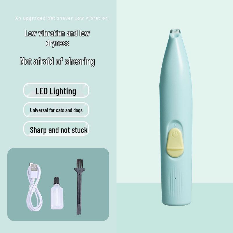 Electric Pet Paw Hair Trimmer for Cats and Dogs