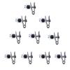 Aluminium 5 x 15mm Fastener Clip Screw Motorcycle Fairing Bolt Motorcycle Shell Screw Spring Nuts