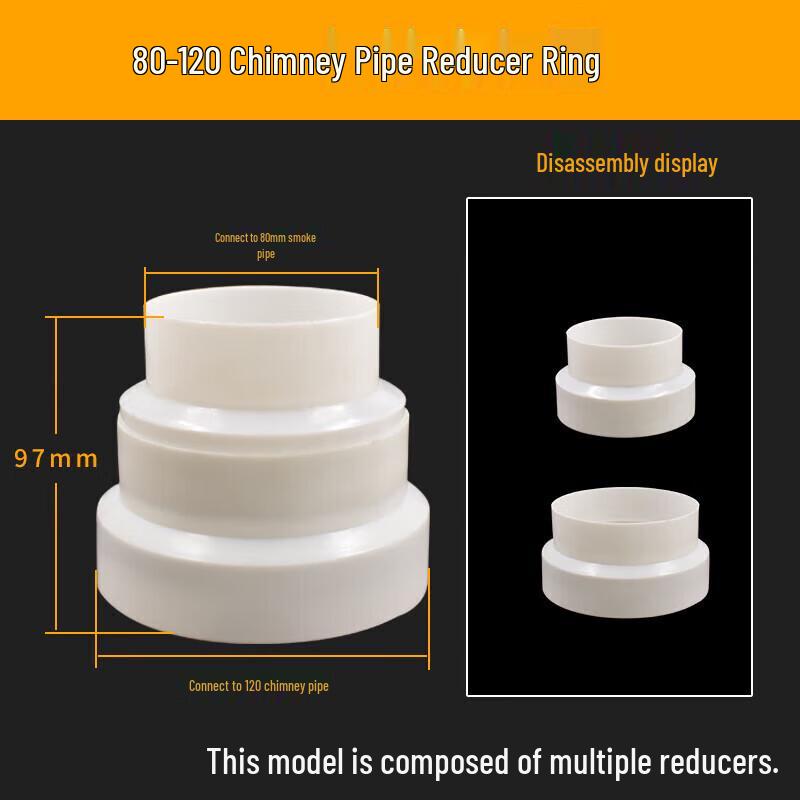 

Plastic Range Hood Exhaust Pipe Reducer