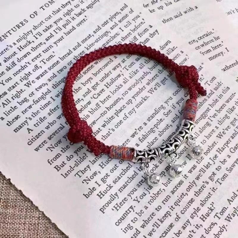 Sophisticated Black Thread Bracelet Artistic Handmade Design Perfect Couples For