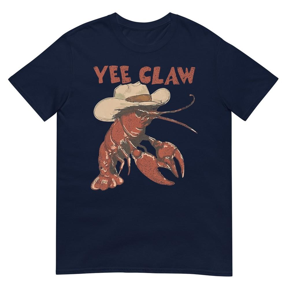 Yee Claw Funny Vintage Crawfish Boil Cajun Seafood Festival TShirt S