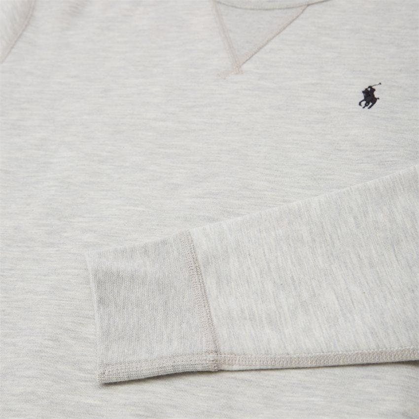 Polo Ralph Lauren SS24 Pony Logo Embroidered Crew Neck Long Sleeve Sweatshirt Men sweatshirt Light-Gray 710675313-016