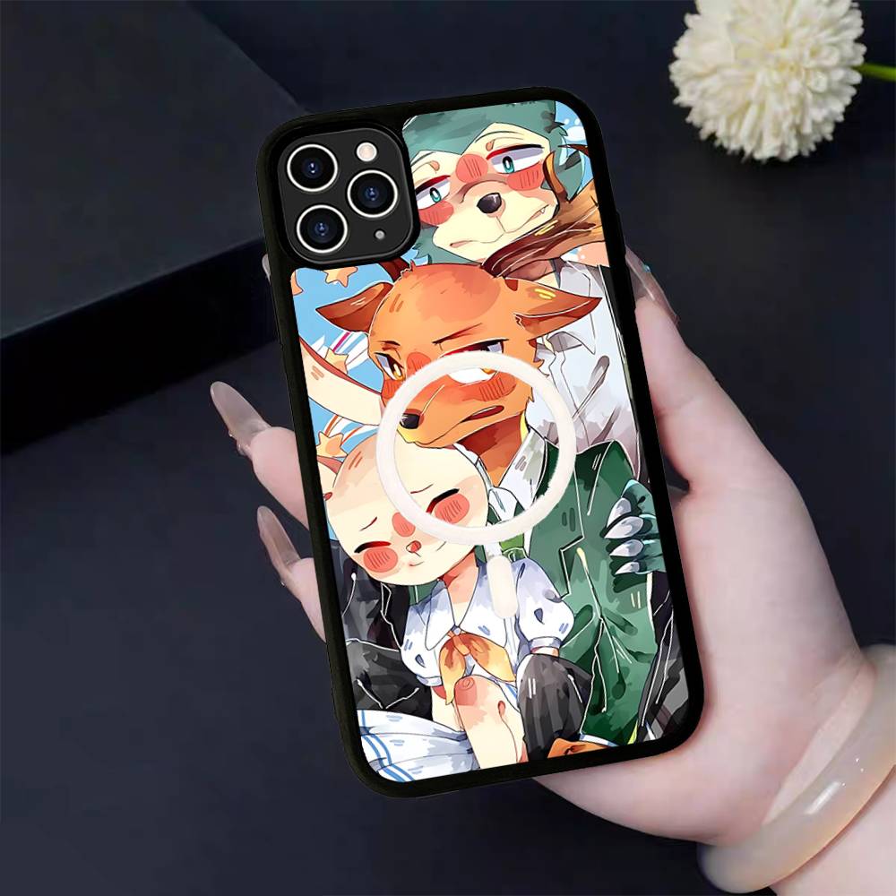 Classic Japanese Anime B-Beastars Phone Case For IPhone 13 14 15 11 12 16 17 Pro Max Plus For Magsafe Magnetic Shell