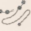Waist Chain Women'S High Sense Women'S Retro Sunflower Summer With Skirt Metal Chain Belt