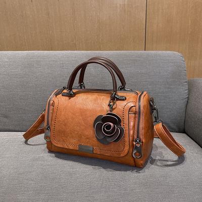 Retro, Vielseitige Handtasche für Damen, Modische Boston Pillow Bag, Umhängetasche