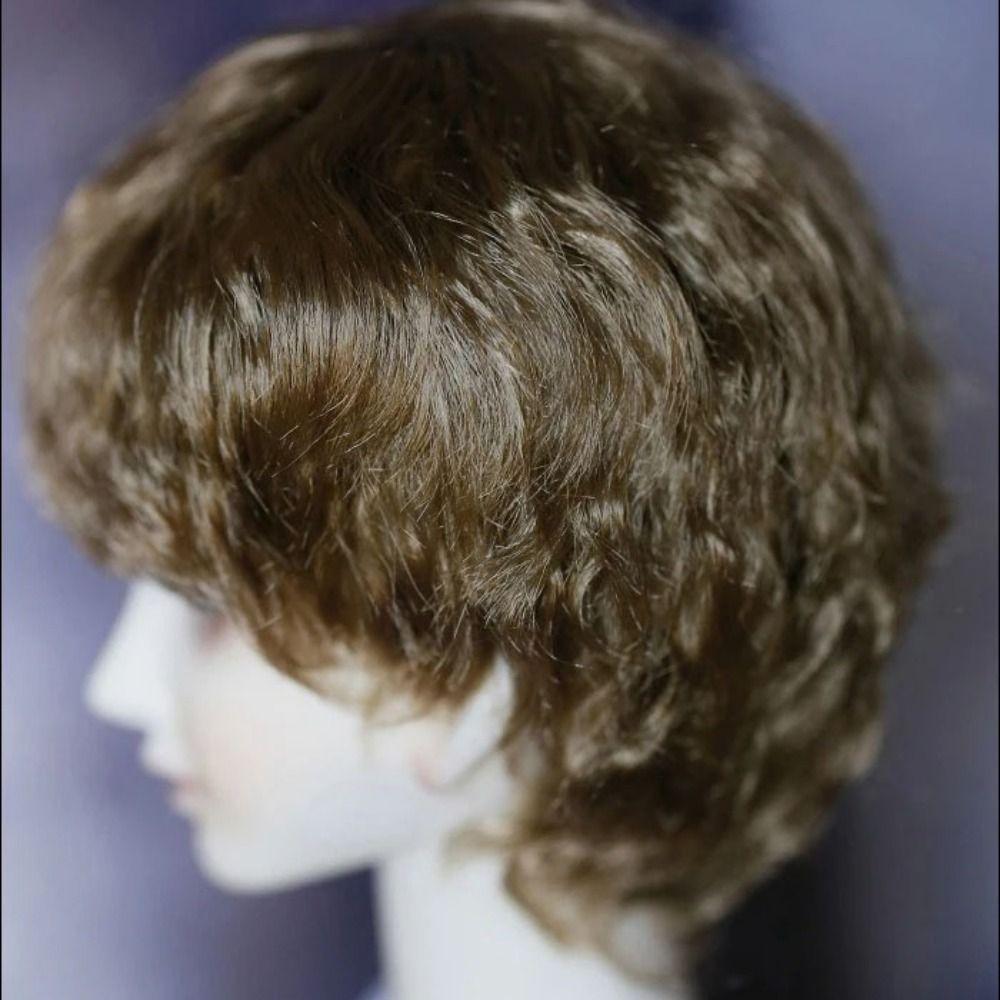 Imitation Roll Bjd DIY Curly Short Hair Curly Doll Hair Bjd Wig Diy Bjd Doll Curly Hair  Msiredoll