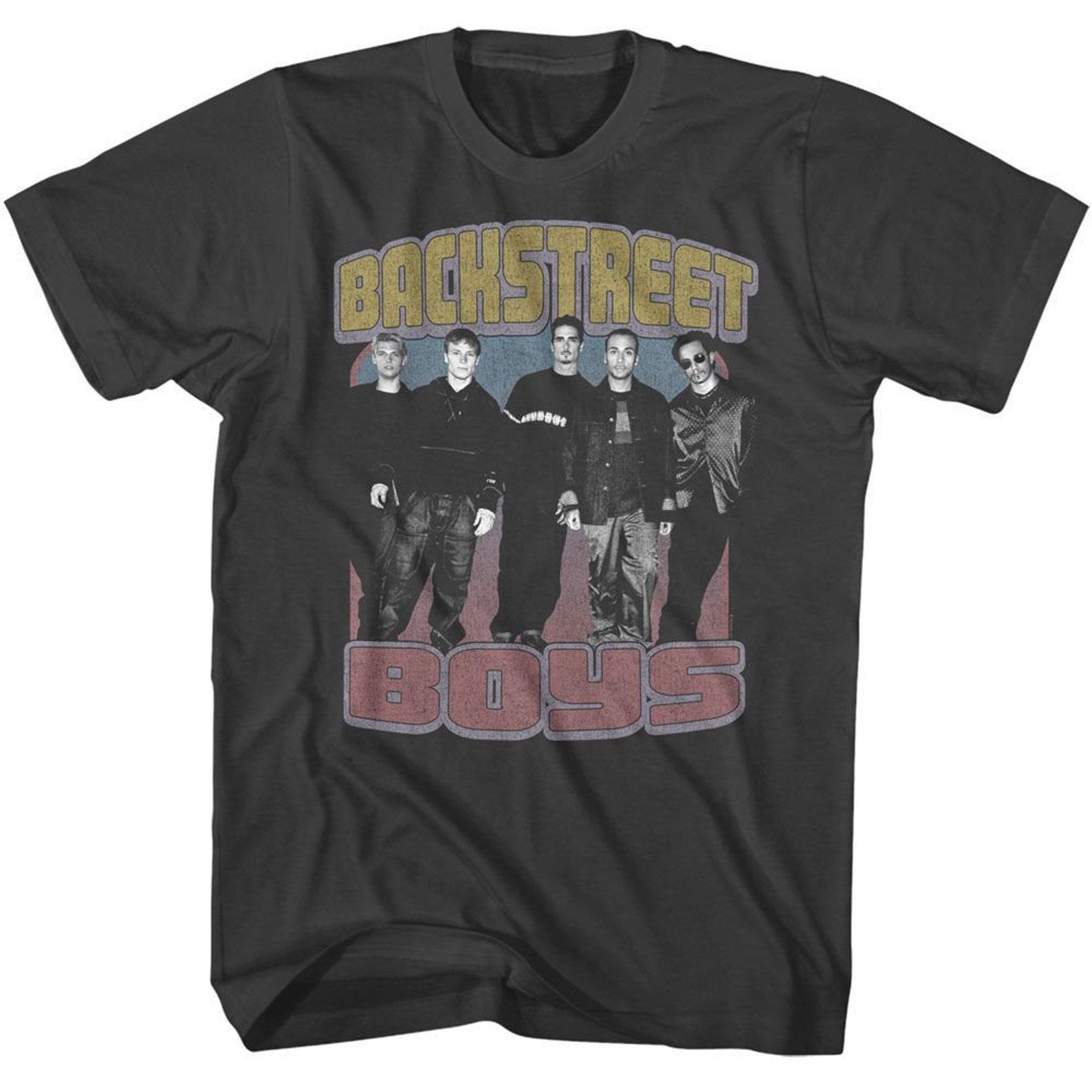 Backstreet Boys Faded Colors Smoke Adult T-Shirt L