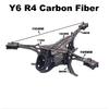 Y6R4 4inch FPV Drone Frame Kit Carbon Fiber Racing Drone Quadcopter Freestyle INAV Beatflight F722 Ardupilot PX4 Flight Control
