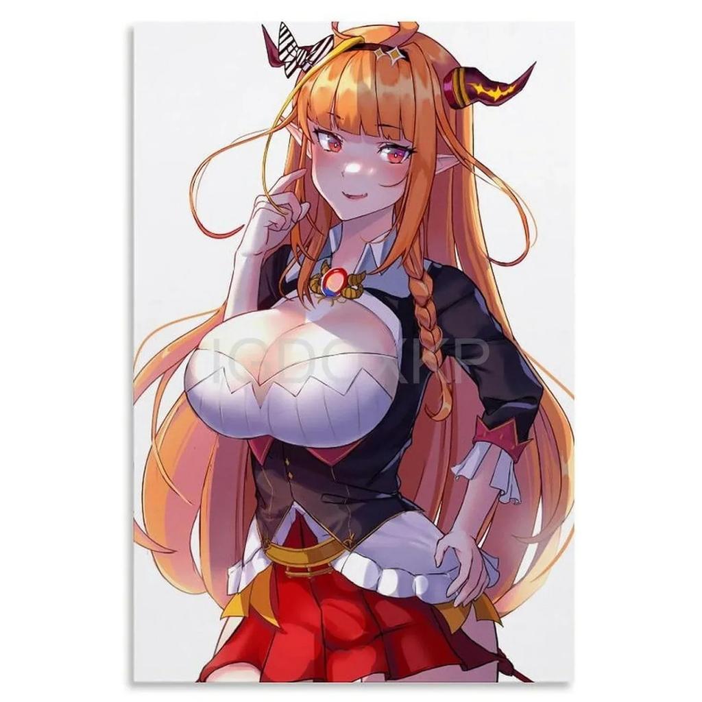 Vintage Anime Pinup Kawaii Girls Metal Tin Signs  Wall Posters Plaque for Man Cave Cafe Garage Club Bar  Retro Iron Painting Dec