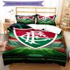 Flumi-nense Football Crest Printed Pattern Duvet Cover Set – includes 1 duvet cover and 2 matching pillowcases Bedroom decor Christmas gifts