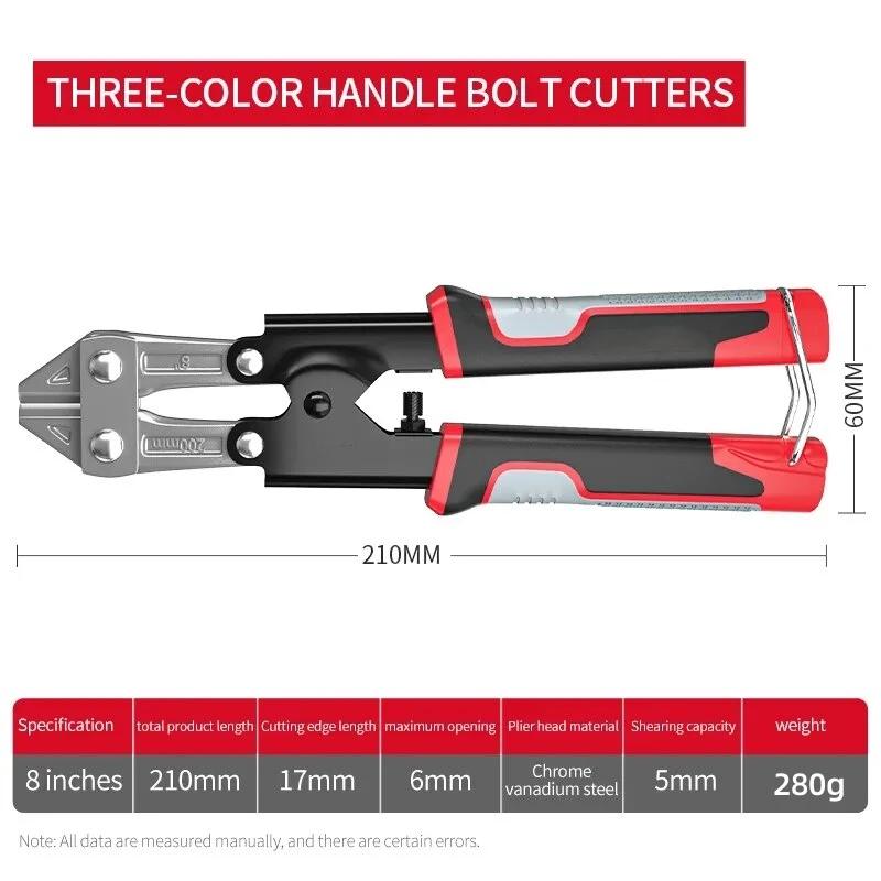 Mini Wire Shears Vigorously Cutting Wire Pliers Wire Breaker Scissors Steel Bar Cutting Pliers Multi-functional Labor-saving