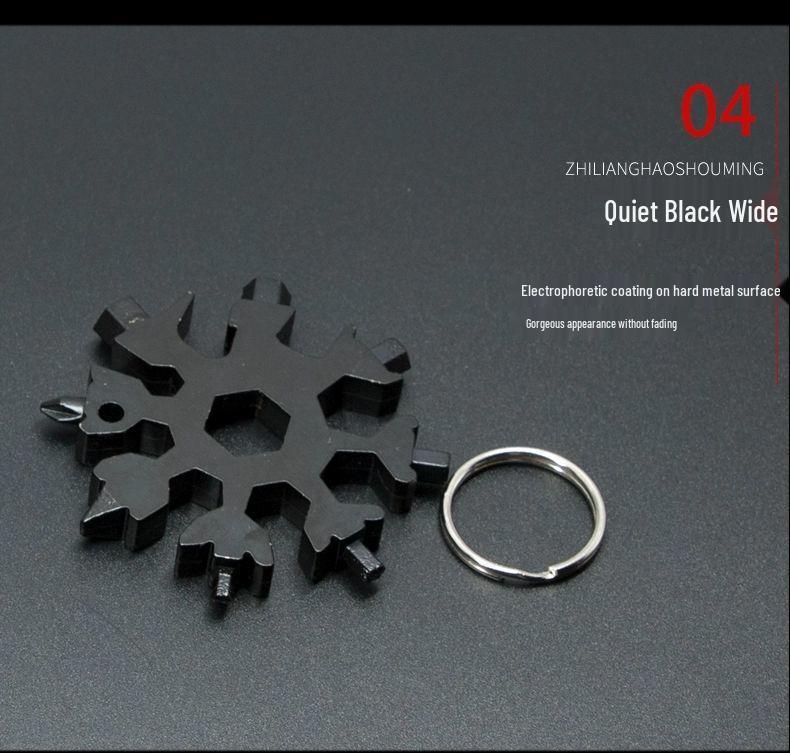 

Портативный инструмент 19-в-1 в виде снежинки, гаечный ключ и отвертка