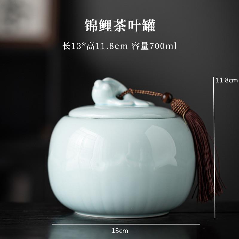 Ceramic Jars, Tea Jars, Household Storage Sealed Jars, Tea Boxes, Food Storage Containers, Tea Containers, Storage Bottles