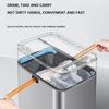 Smart Trash Can 20 Liters Large Capacity Wastebasket Stainless Steel Kitchen Garbage Bin 15 Liters Automatic Sensor Trash Bin