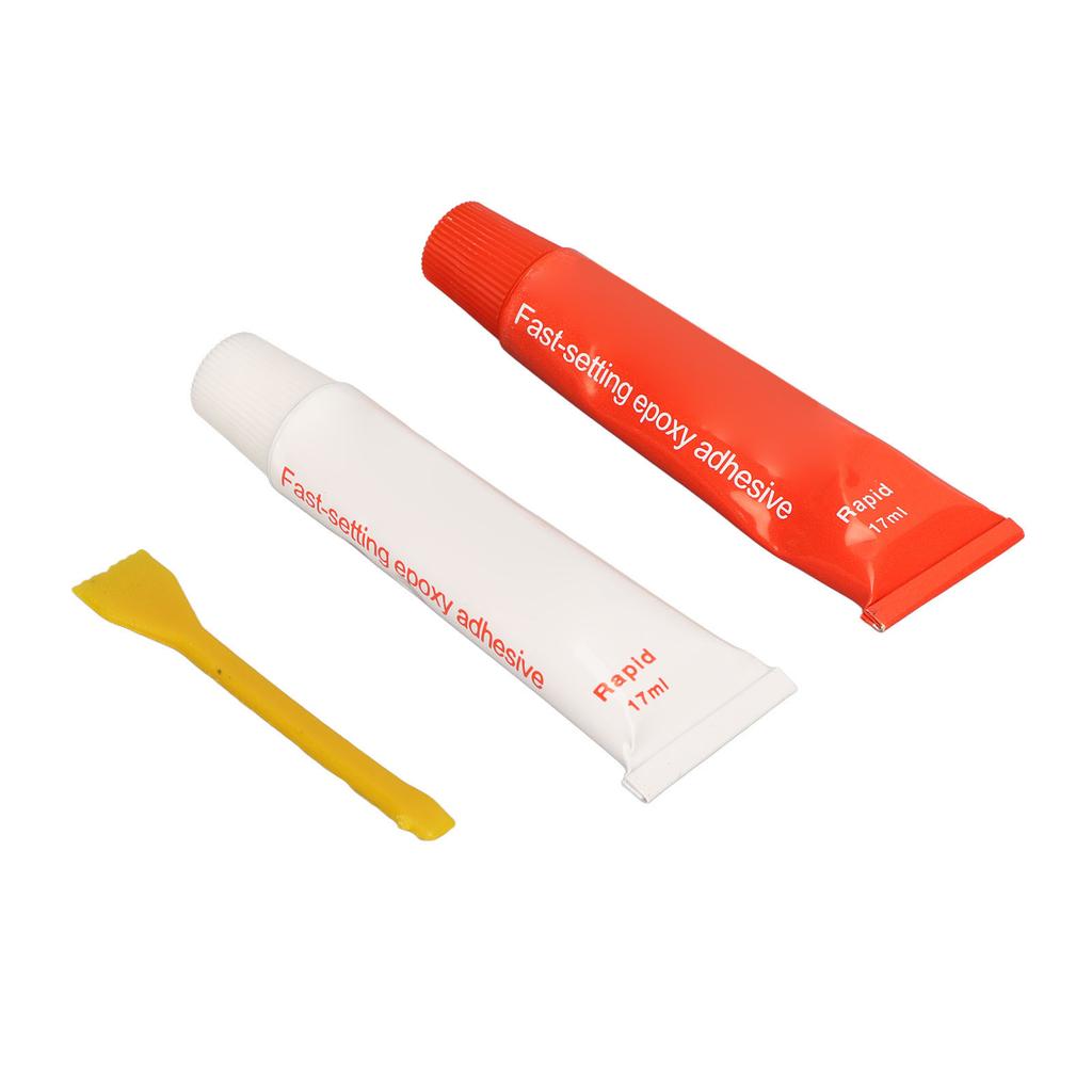 AB Glue 2 Pcs 17ml Fast Bonding Strong Stickiness Waterproof Transparent Epoxy Resin Adhesive Glue for Ceramic Repair