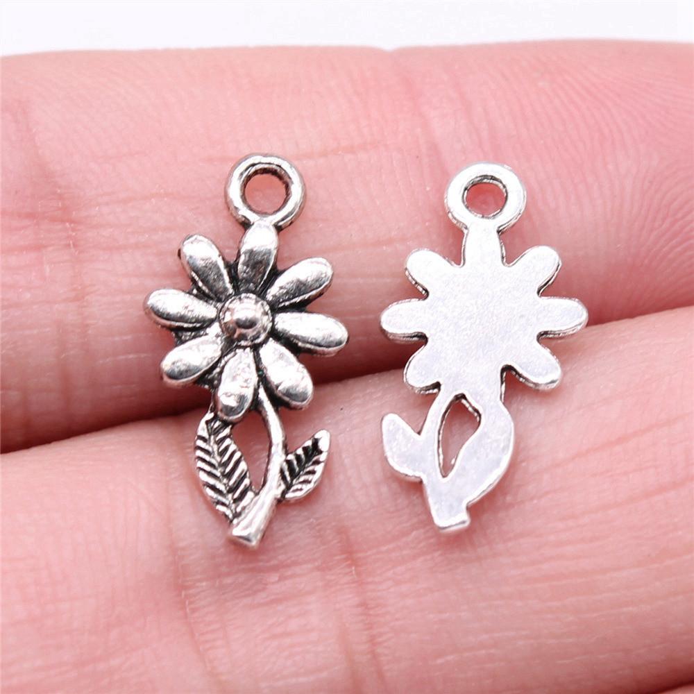 Rose Lotus Charms Pendant Boys Jewellery Bulk Cool Things