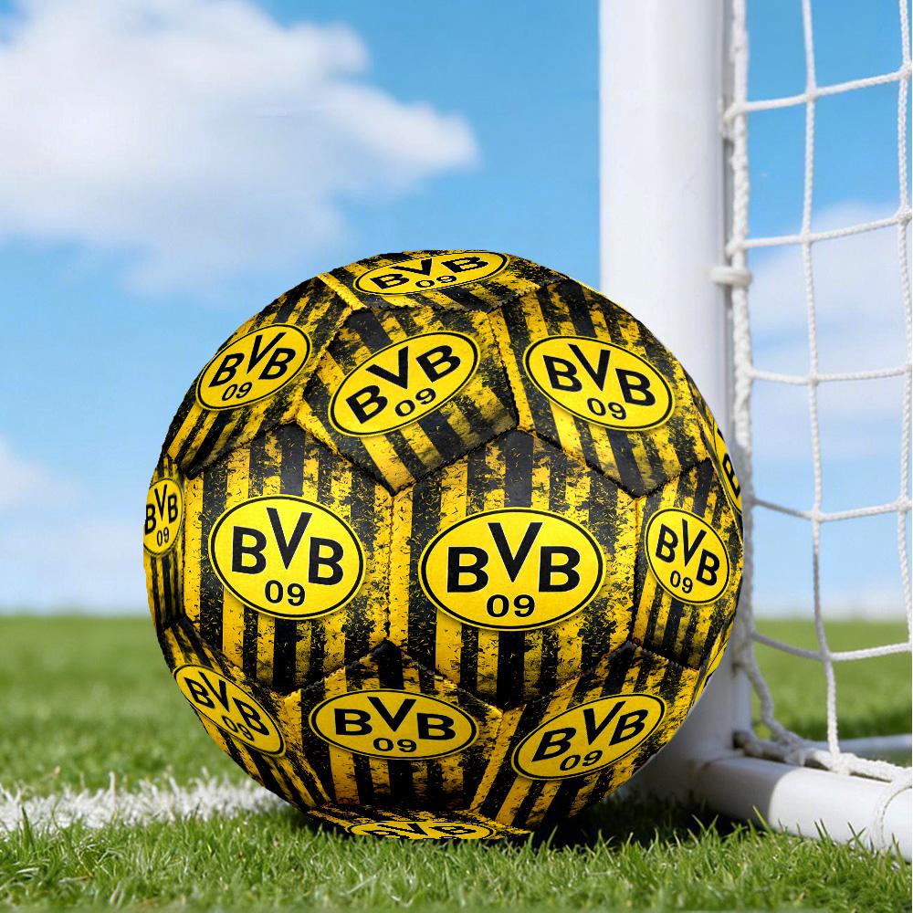 Bvb Soccer Ball Design Printed Size 5 Soccer Balls, High-Quality, Anti-Slip, Protective Football, A Unique Gift , Birthdays, Christmas Gifts