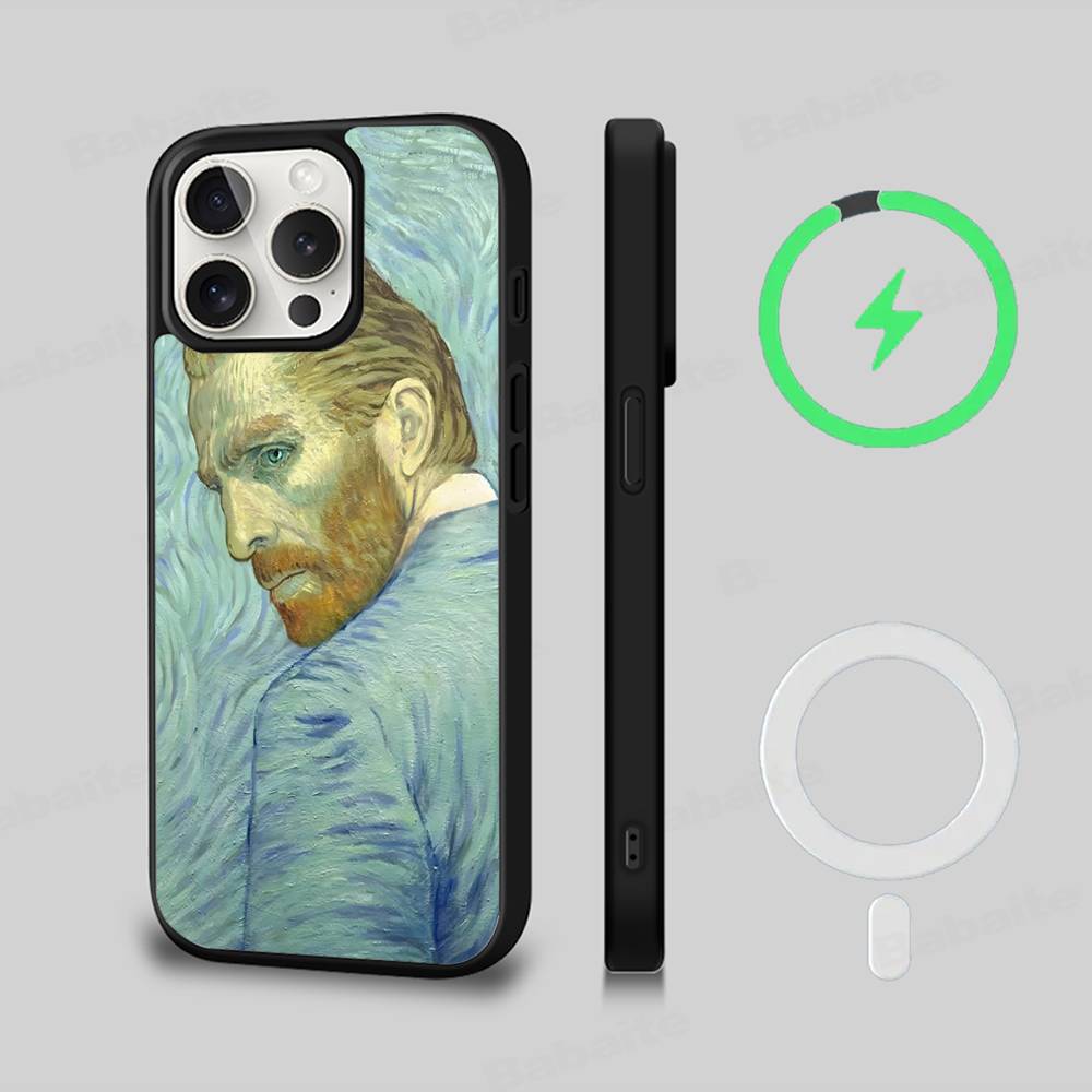 

Van Gogh Oil Painting For IPhone 17 16 15 Pro Max Case 14 Plus 13 12 11 For Magesafe Magnetic Wireless Charge Cover iPhone 17