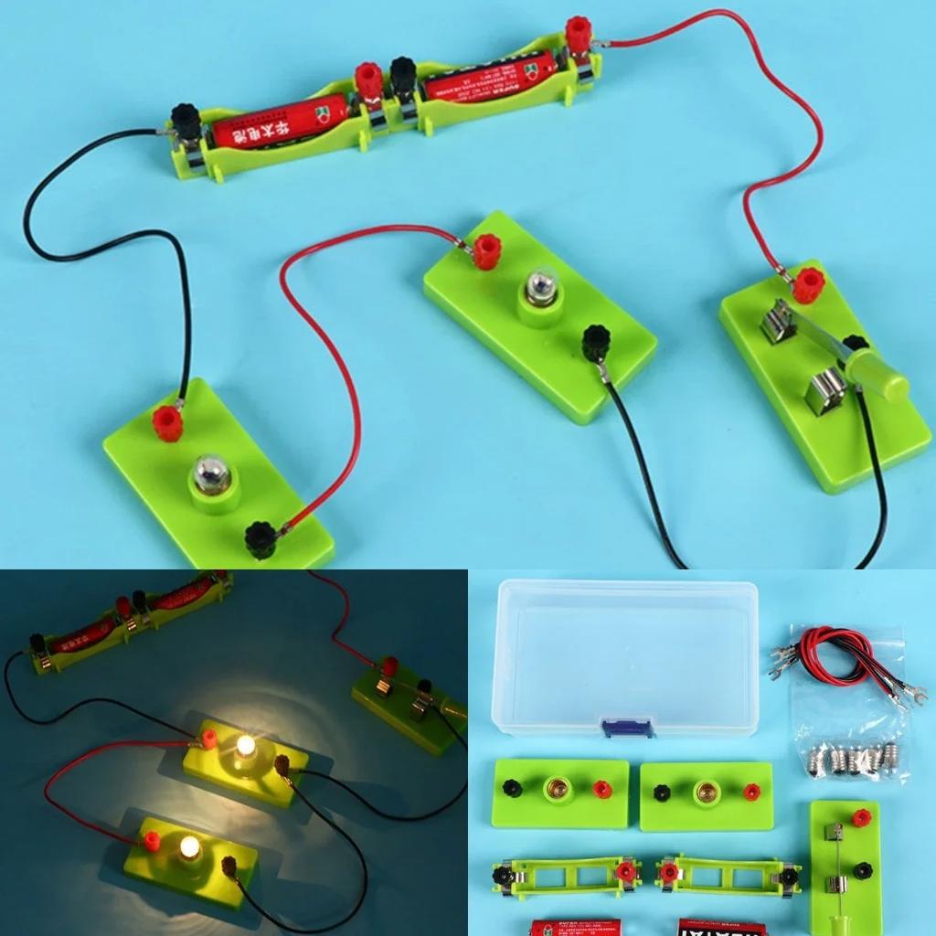 Hands-On STEM Educational Kit-Children DIY Physics Electricity Circuit Toy Practical Learning Tools To Enhance Hands-On Ability