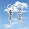 Fashion Stainless Steel Ear Jewelry With Conical Shape And Electroplating For Female Fashionistas