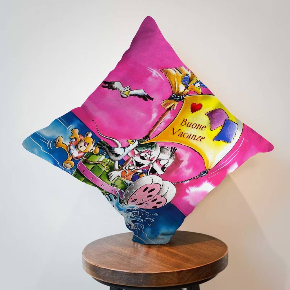 Character Diddl Cute Maple Design Cushion Cover Happy Autumn Harvest Decor Holiday Decorati Pillow Cover