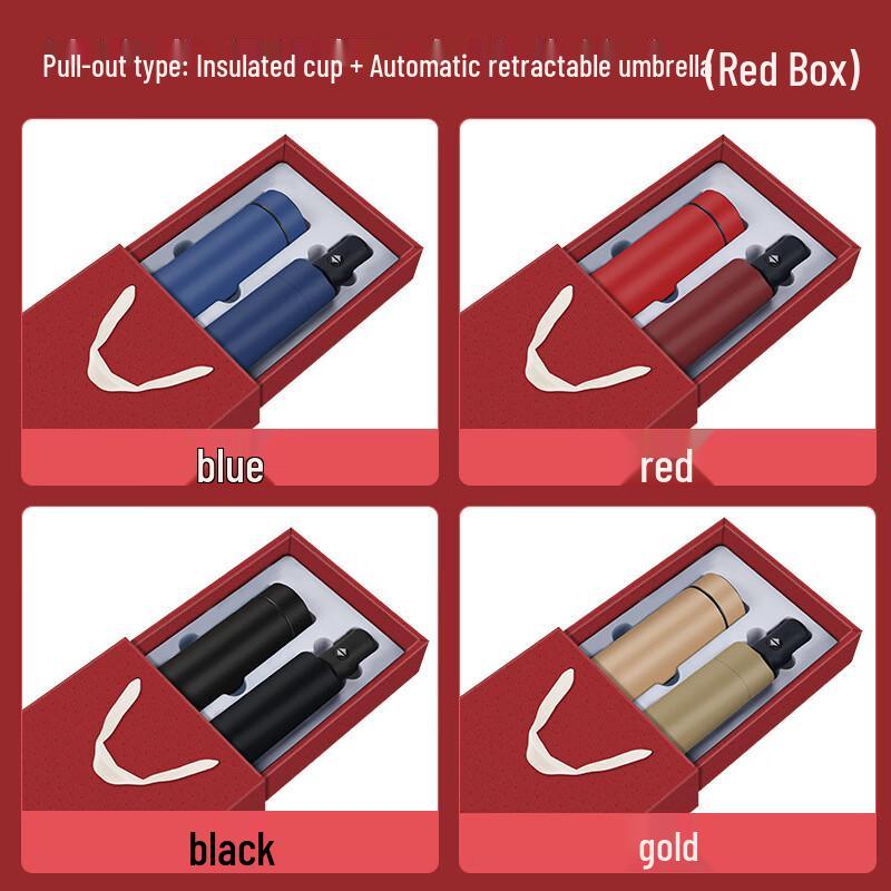 ZhiYue Thermos Cup and Umbrella Gift Set