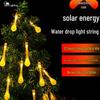 Solar LED Water Drop String Lights