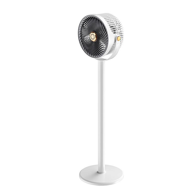 Retractable Electric Fan: Floor & Desktop Two-in-One for Home, Office, Dorm - High Wind Power