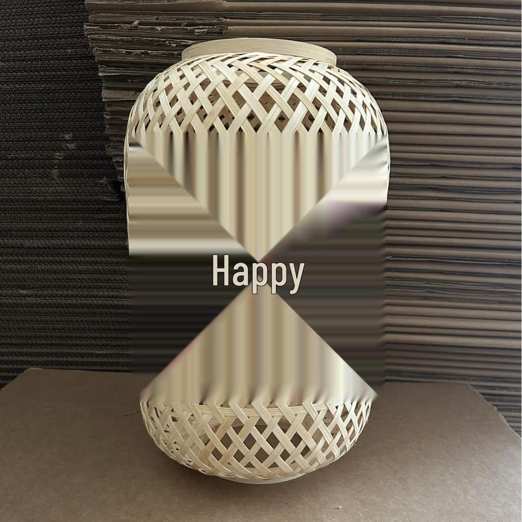 Chinese Wedding Photography Props: Rattan Hollow Lanterns with Red Background Decoration