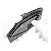 Inden-ya Inden Long Wallet Thin Deer Leather Black x Black Lacquer Ring Pattern Small 2107-01-177 Black x Black Lacquer Ring Pattern Small Bill