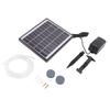 Solar Oxygen Pump 10V 6W Shockproof Small Lightweight Solar Water Air Pump for Fish Tanks Aquariums Swimming Pools