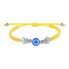 Handmade Adjustable Evil Eye Bracelet for Women - Fatima Demon Eye, Casual Style