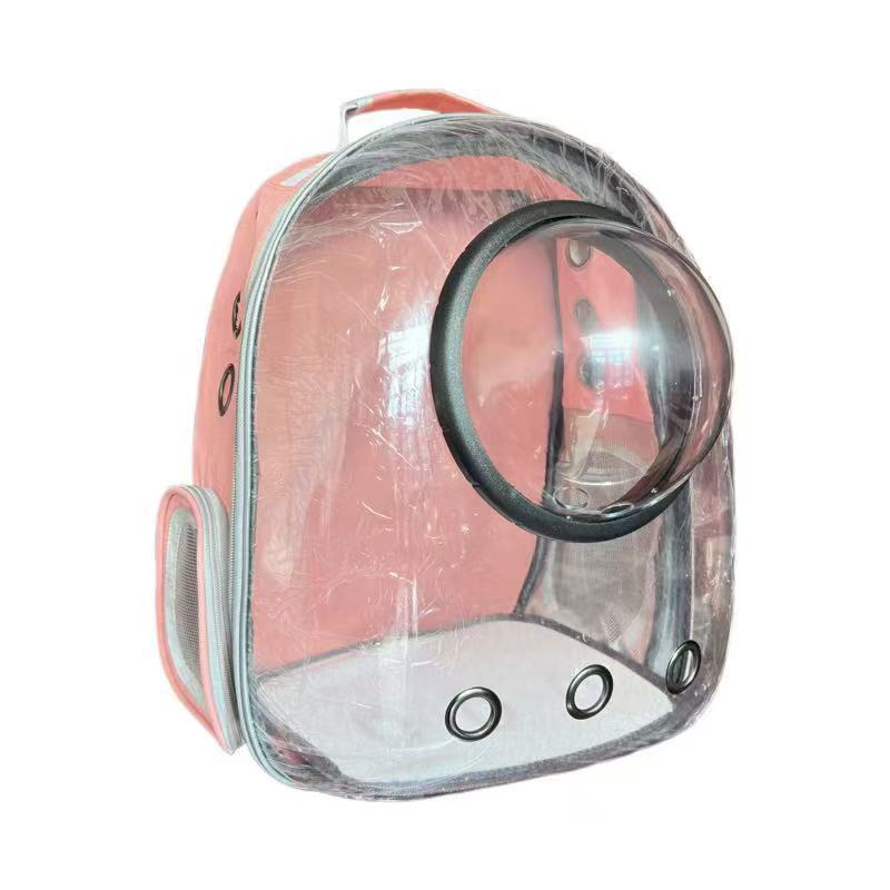 Pet cat carrier with a transparent window a portable outdoor baga spacious cat carrier,and a breathable, large-capacity backpack