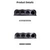 For Custom Car Builds Black Carbon Car Gauge Mount Accessory 4-hole Dash Bracket 4-hole Mounting Easy Installation