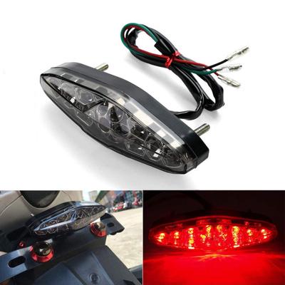 12V Motocyklové Brzdové Koncové Svetlá 15 LED Žiaroviek Jazdné Svetlo LED Svetlá na Špz Svetlá na Príves