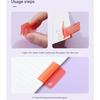 6 Pezzi Clip Spingi-Tira Multiuso per Documenti Colori Caramella Ideali per Studenti e Lavoratori d'Ufficio per Mantenere Ordinati i File Ovunque