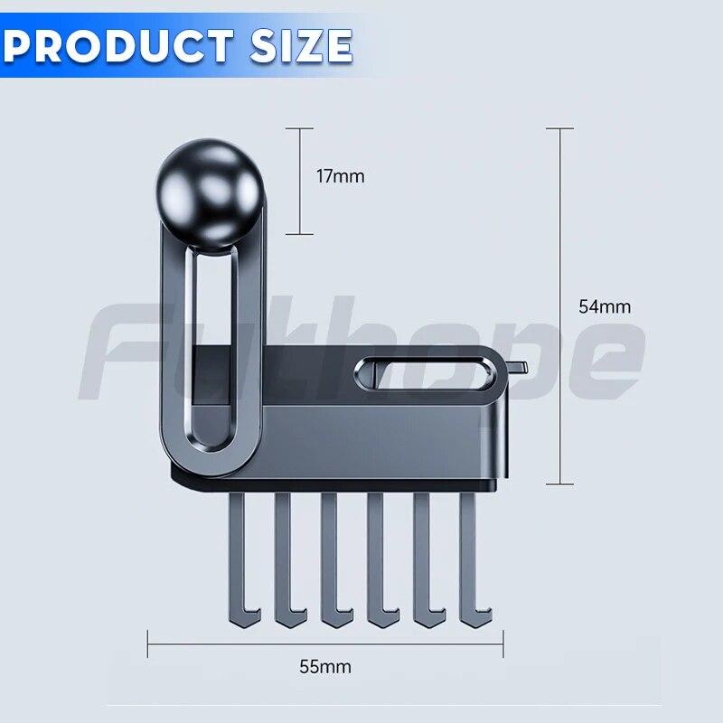 

Futhope 17 мм 6-коготь панель приборной панели базовый телефон кронштейн на солнечной энергии для Tesla model 3 модель Y 4,0-7,2 дюйма держатель мобильного телефона 17MM 6-Claw Base