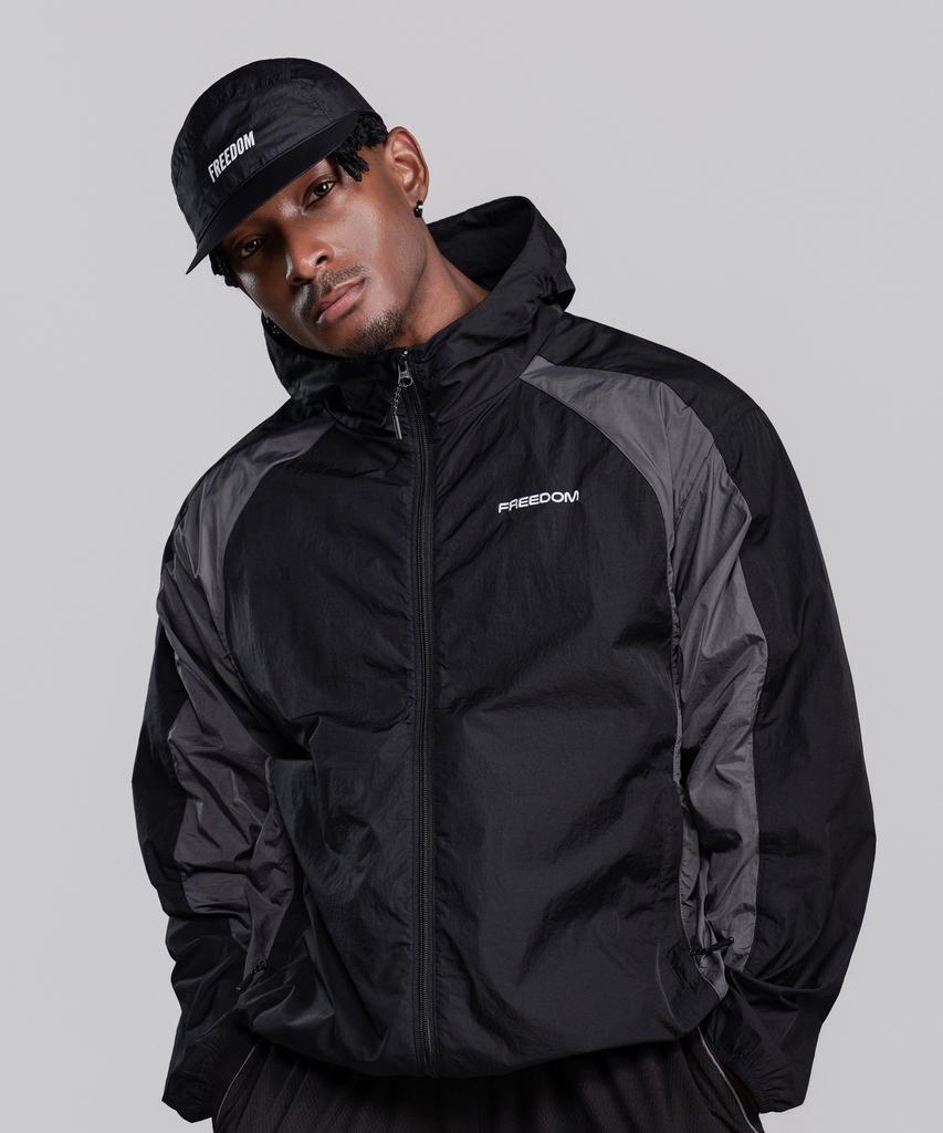 Freedom Split Light Windbreaker (Black)