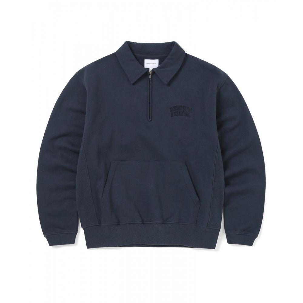 

Это никогда не тот свитшот-полумолния с капюшоном темно-синий S