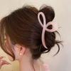 Bow Back Headband Hair Clips Jelly Color Hairpin Fashion Shark Clamp  Girls