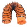 Duct Hosing PVC Flexible for Exhaust Fan Heavy Duty 8in with S Shaped Hook Steel Bracket 10meter