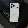 Faltenwellenmuster Macaron Unifarbene Hülle für iPhone 17 Pro Max