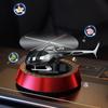 Car Mounted Perfume Solar Powered Rotating Aircraft Fragran Decoration Durable Fragran In the Car, High-end Car Acssories