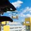 Creative Crystal Pixel Filter Pixel Prism Lens Photography Filter Creative Pixel Mosaic Blocks Art Portable Bag Pendant Unique