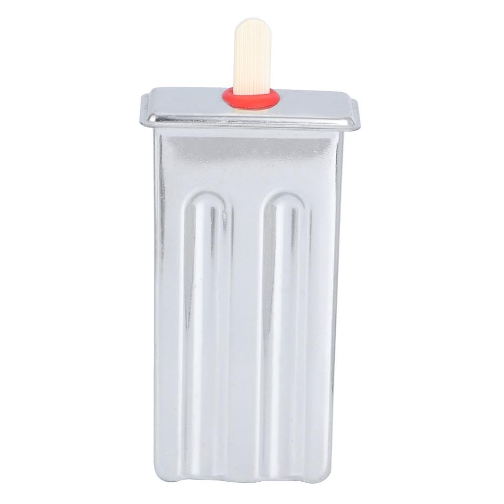 2-delige set Roestvrij Staal Roestvrij Staal IJslollyvorm Ronde Kop DIY IJsmaker DIY IJsmaker
